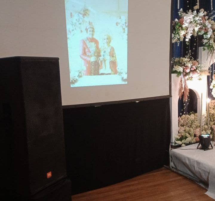 Sewa Proyektor 5000 Lumen Wedding JW Marriot, Jaksel